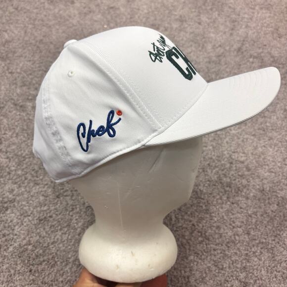 New! Short Game Chef-white adjustable hat - Picture 2 of 9